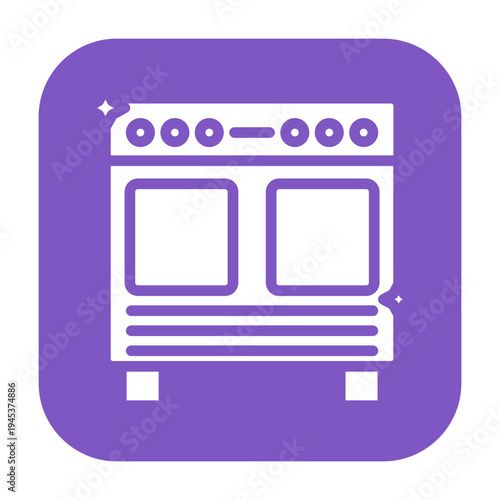 Stove Cleaner Vector Icon