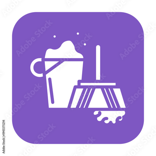 Floor Cleaner Vector Icon