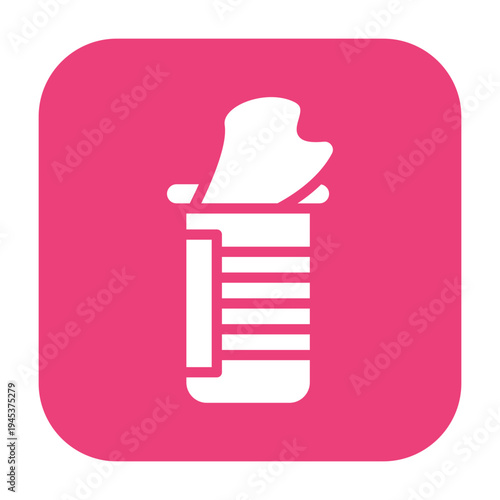 Disinfection Wipes Vector Icon