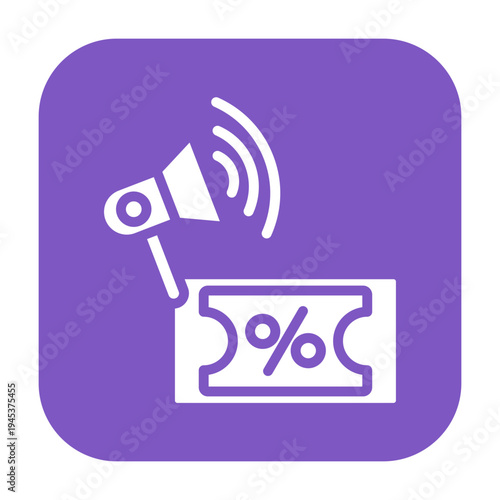 Coupon Campaign Vector Icon