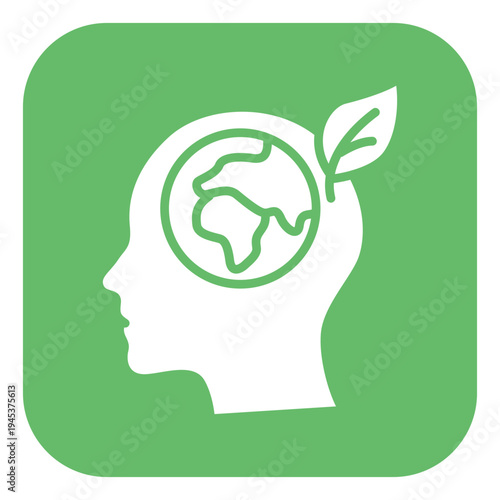 Ecological Consciousness Vector Icon