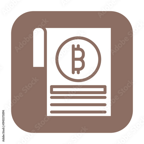 Whitepaper Vector Icon