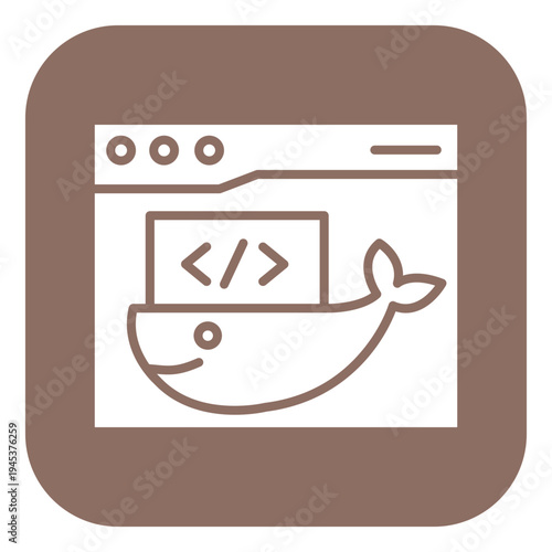 Docker Image Vector Icon