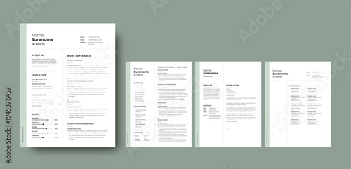 Minimalist Resume Layout