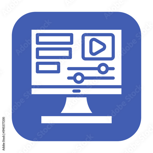 Editing Timeline Vector Icon