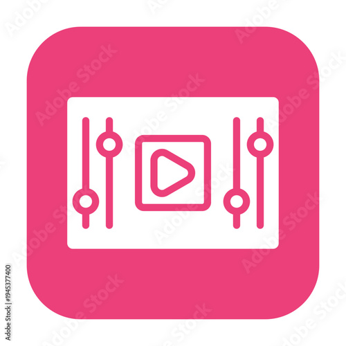 Movie Trailer Vector Icon