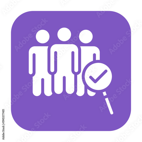 Press Screening Vector Icon