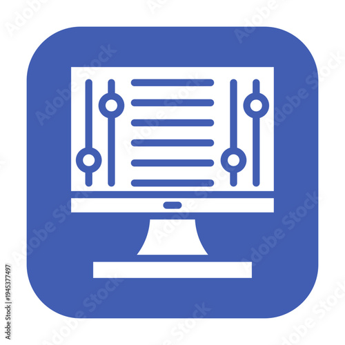 Sound Mixer Vector Icon
