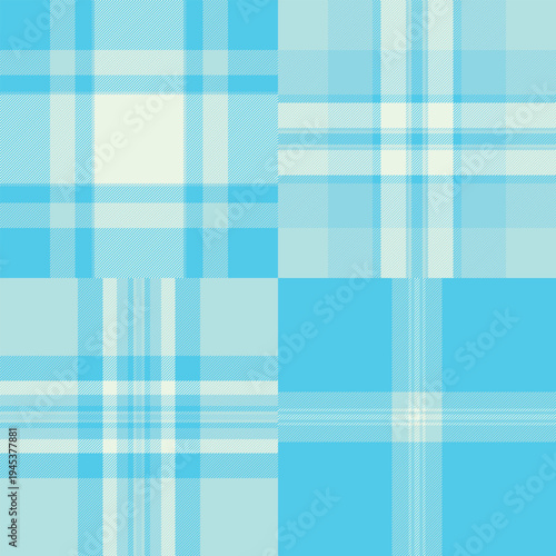 Plaid bundle for online presentations. Seamless patterns create stylish, professional slide backgrounds.