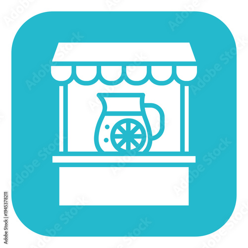 Lemonade Stall Vector Icon
