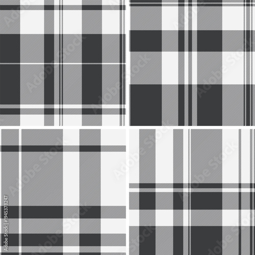 Plaid collection for picnic mats, reusable wraps, and casual blankets. Seamless vector patterns maintain crispness and scalability.