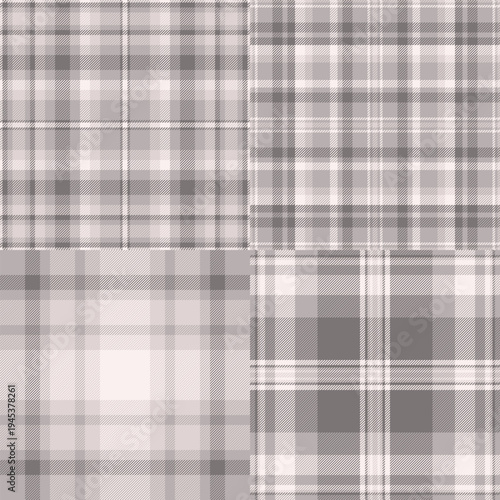 Plaid pack developed for branding refresh. Birthday tartan designs add festive charm. Vector files support updates.