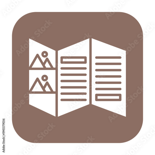 Brochure Vector Icon