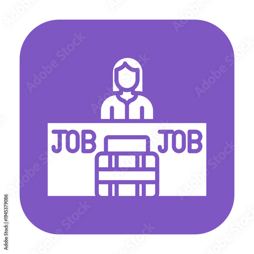 Job Trial Vector Icon