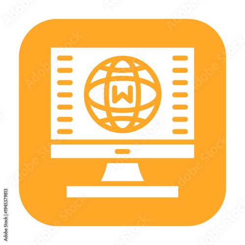 Domain Registration Vector Icon
