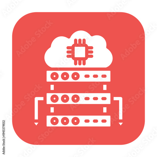 Edge Server Vector Icon