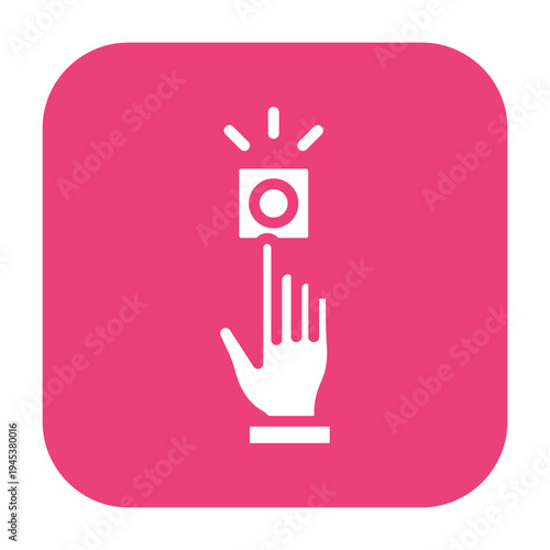 One Click Install Vector Icon