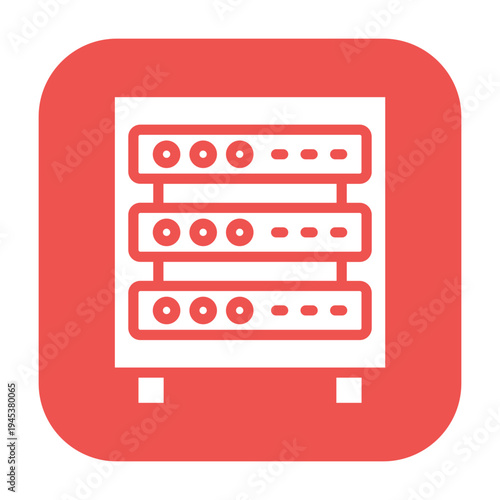 Server Rack Vector Icon