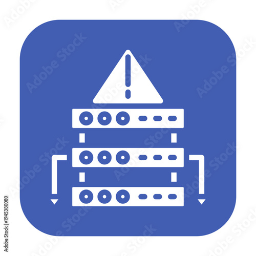 Server Shutdown Vector Icon