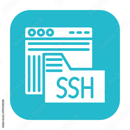 SSH Access Vector Icon