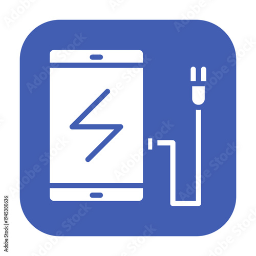 Mobile Charging Vector Icon