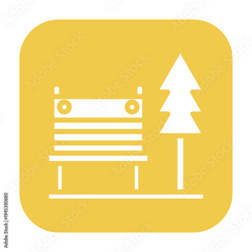 Rest Area Vector Icon
