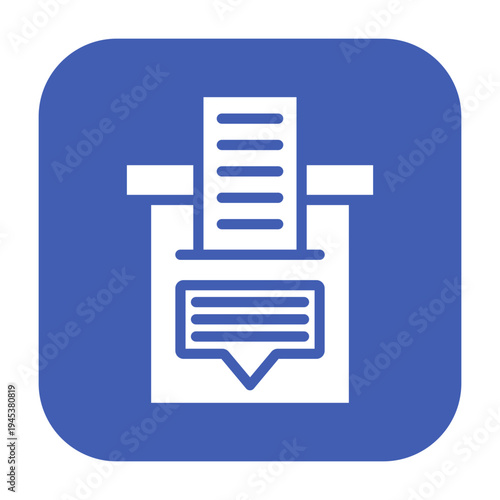 Suggestion Box Vector Icon