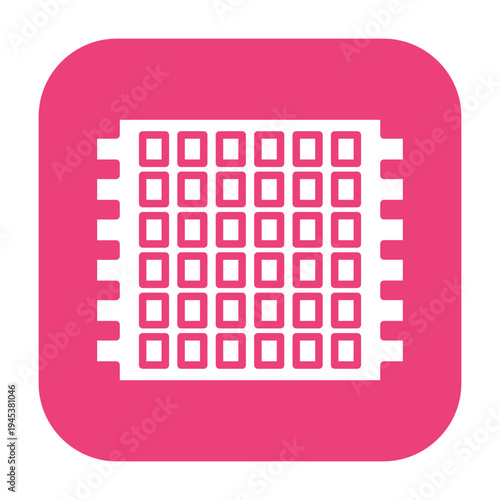 Foam Tiles Vector Icon