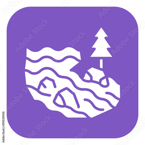 River Rapids Vector Icon