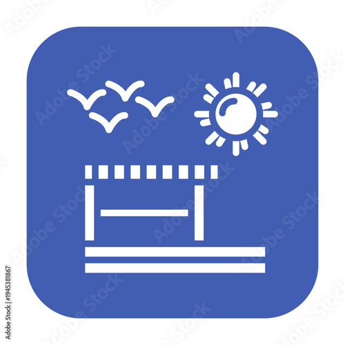 Boardwalk Vector Icon