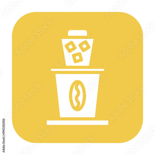 Cold Brew Coffee Vector Icon