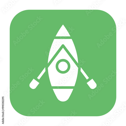 Paddle Board Vector Icon