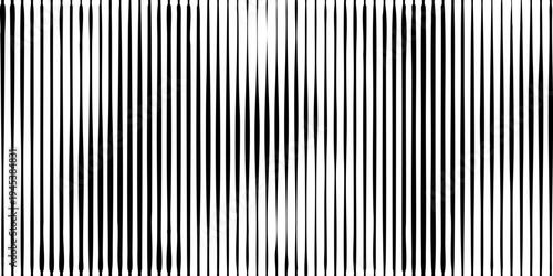 Abstract background with stripes of varying thickness. Halftone effect line pattern. Modern grunge pop art texture for posters, banners, covers, designs, labels, and stickers. vector design template