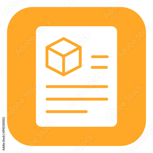 Item Description Vector Icon