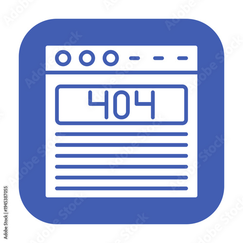 Page 404 Vector Icon