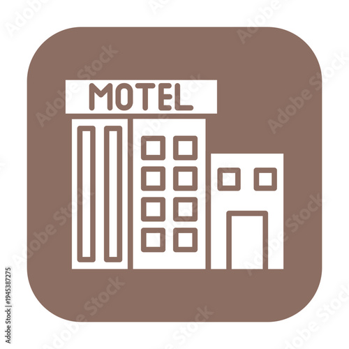Motel Vector Icon