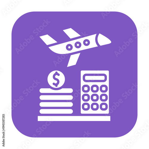 Budget Tour Vector Icon