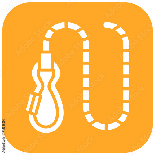 Rock Climbing Gear Vector Icon