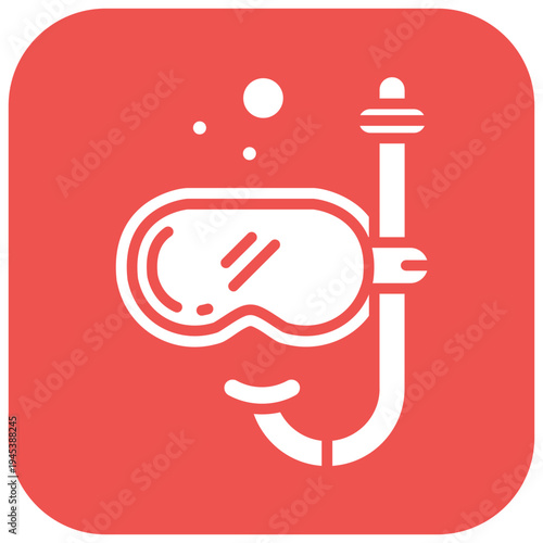 Scuba Diving Gear Vector Icon