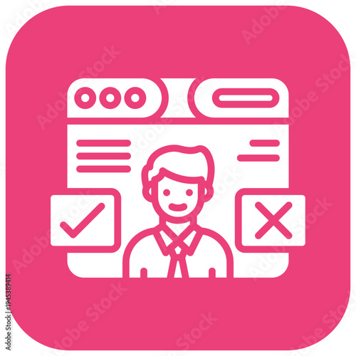 User Acceptance Testing Vector Icon