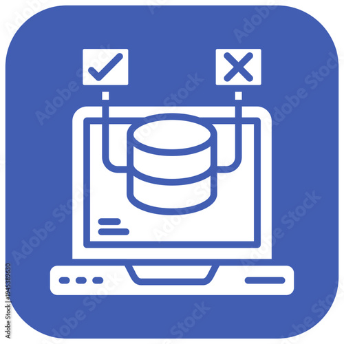 Test Data Vector Icon