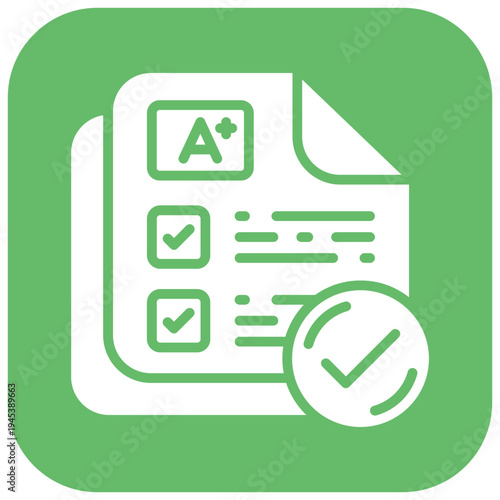 Test Result Vector Icon