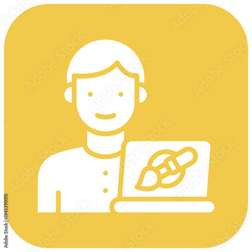 Graphic Designer Vector Icon