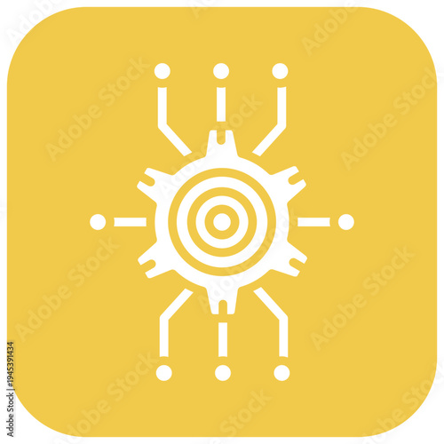 Network Integration Vector Icon