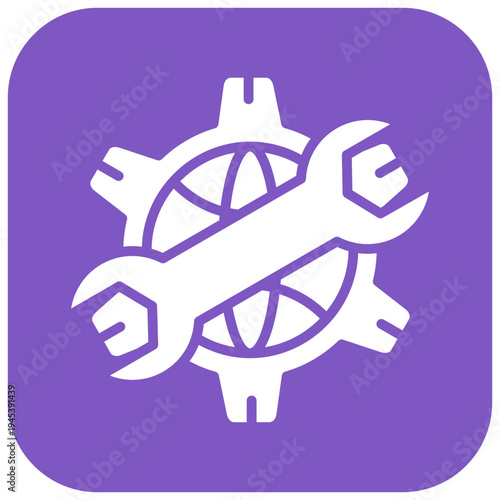 Network Maintenance Vector Icon