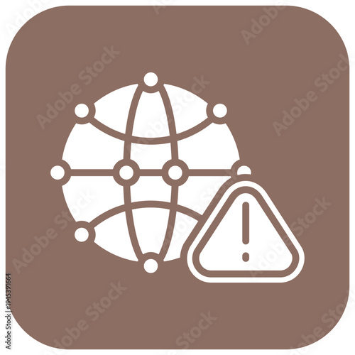 Network Troubleshooting Vector Icon