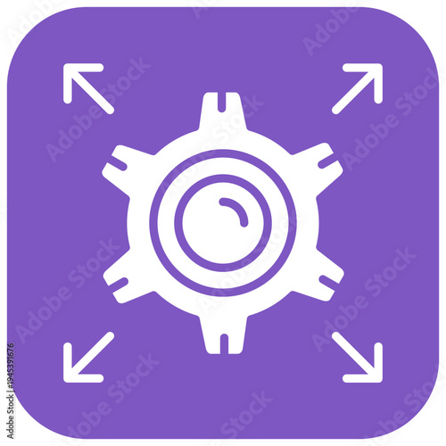 Network Scalability Vector Icon