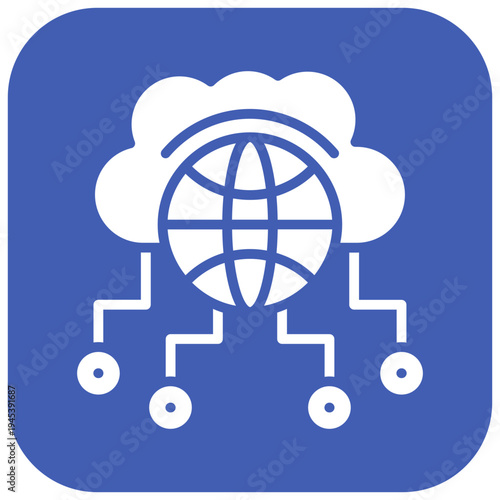 Network Congestion Vector Icon