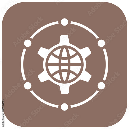 Network Integration Vector Icon