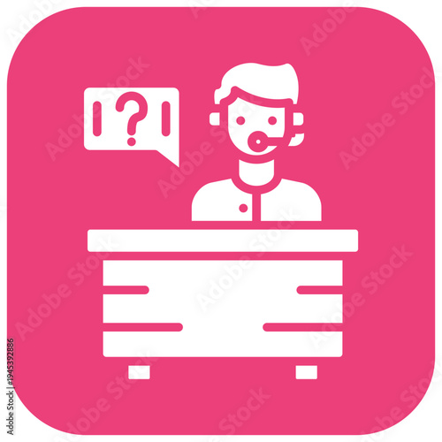 Complaint Desk Vector Icon